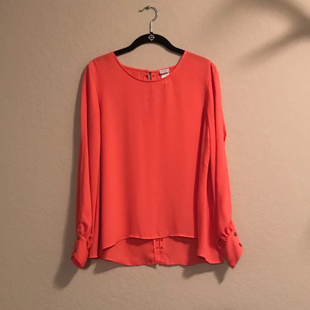 Orange blouse
